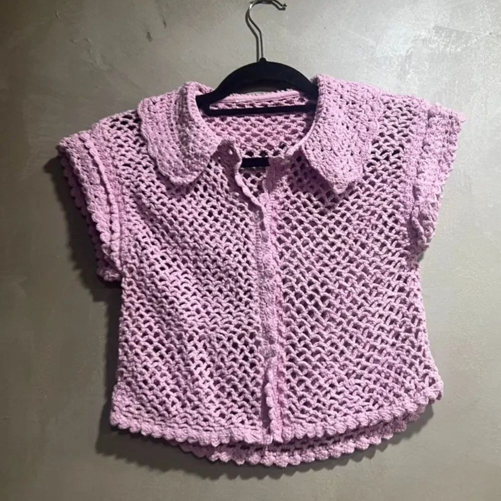 Free People Crochet Top Sample